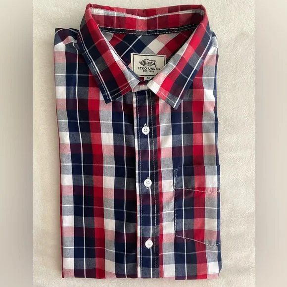 Ecko Unltd Casual Button Down Plaid for men - Picture 2 of 6